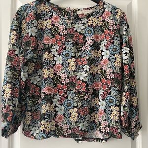 LOFT Floral Blouse